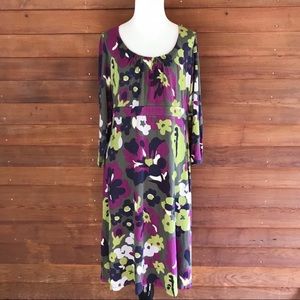 Boden floral midi Dress